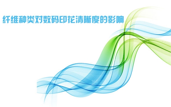 纖維種類對數碼印花清晰度的影響